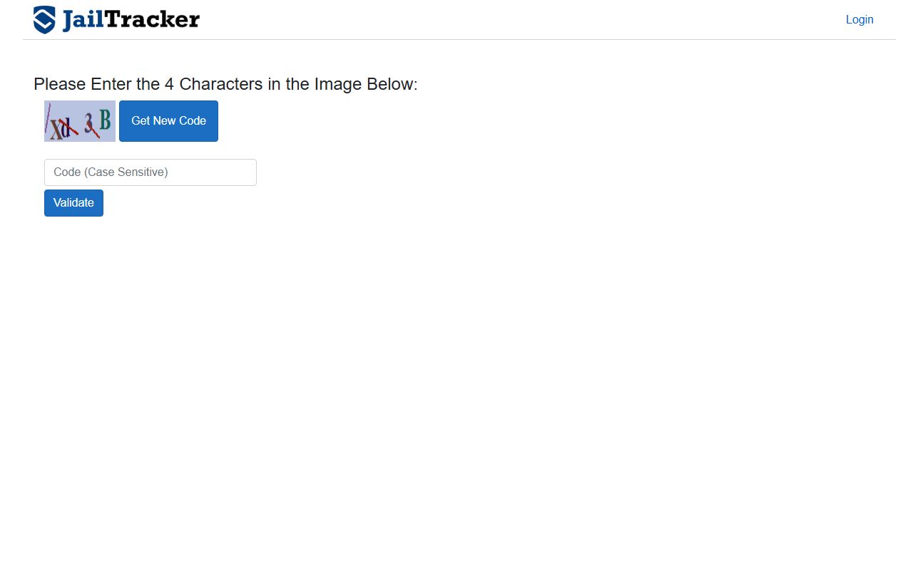 Archuleta County JailTracker inmate search system showing current bookings